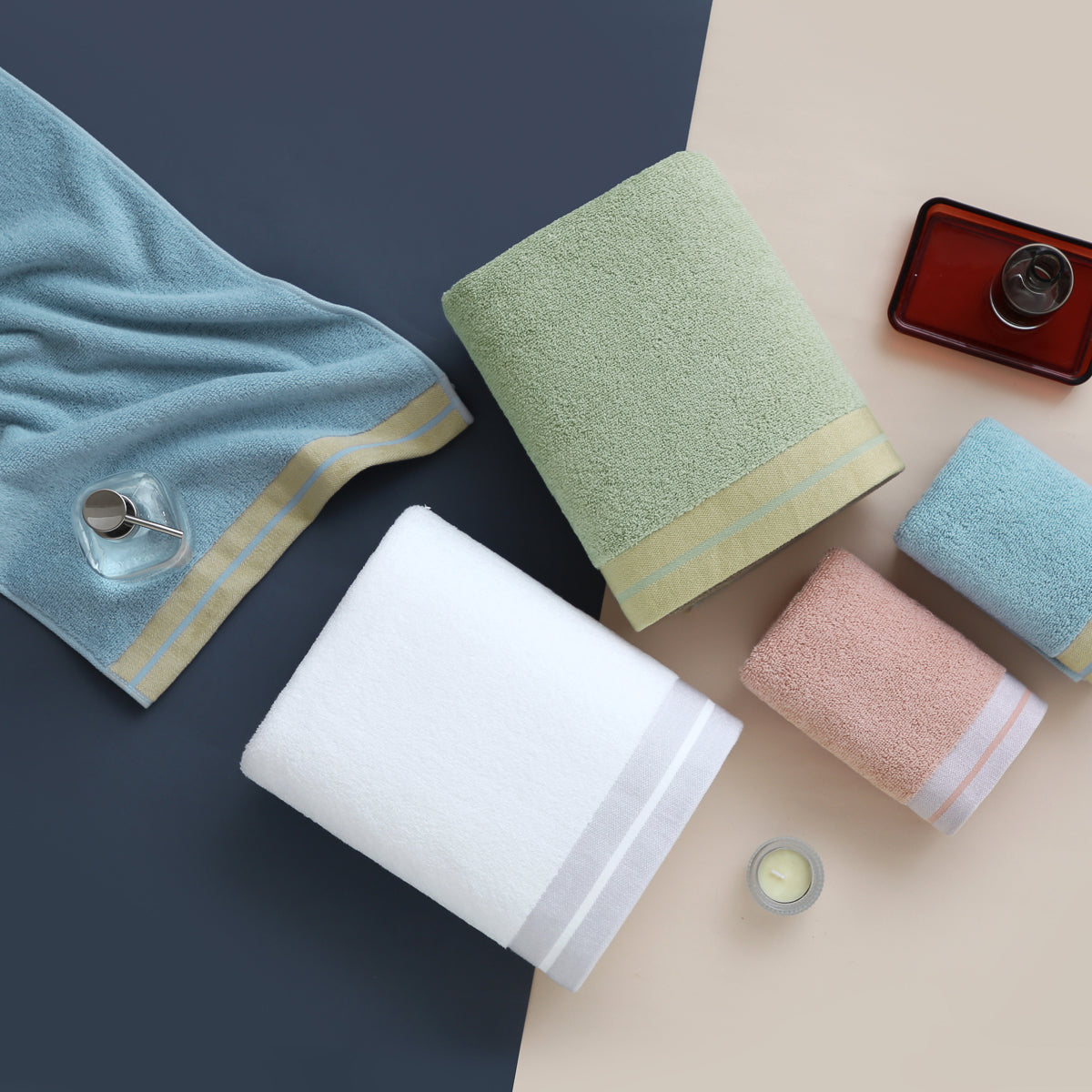 真希 长绒棉云柔毛巾