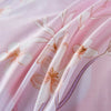 Bria Floral Cotton Bedskirt Duvet Cover Set