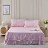 Bria Floral Cotton Bedskirt Duvet Cover Set