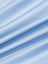 Crystal Blue Solid Color TENCEL™ Lyocell Pillow Sham Set