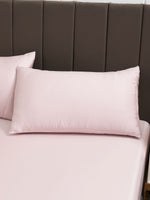 Powder Pink Solid Color TENCEL™ Lyocell Pillow Sham Set