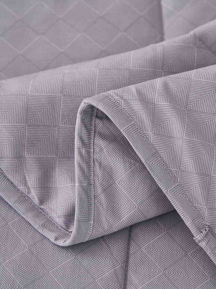 Alpha-Glacier Gray Cotton Light Comforter