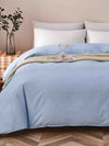Gamma Bluish Blue Pattern Cotton Duvet Cover