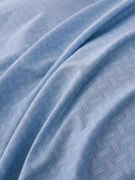 Gamma Bluish Blue Pattern Cotton Duvet Cover