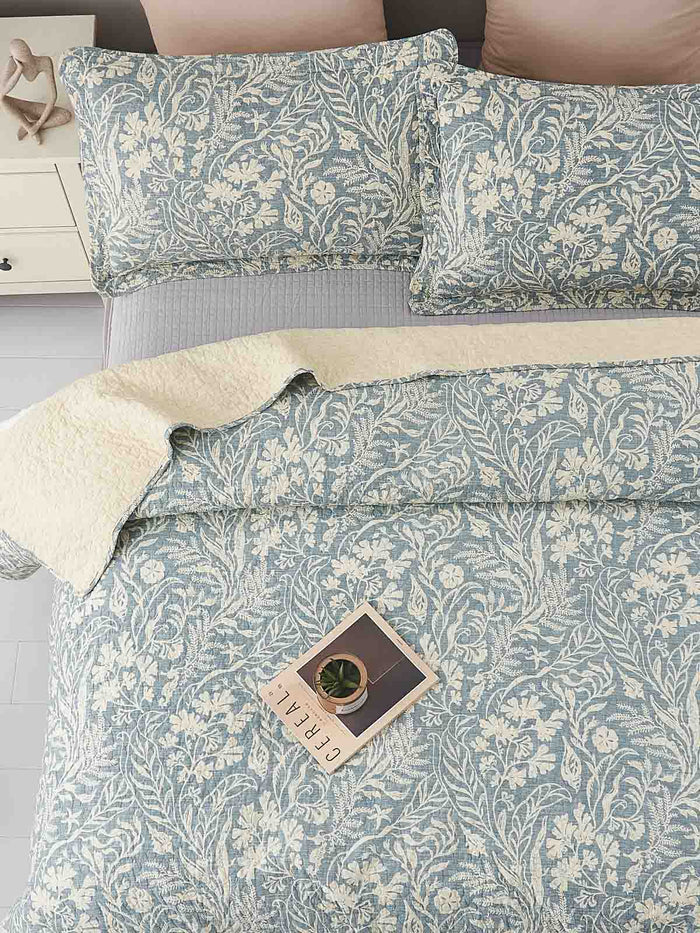 Gianna Floral Cotton Quilt Set