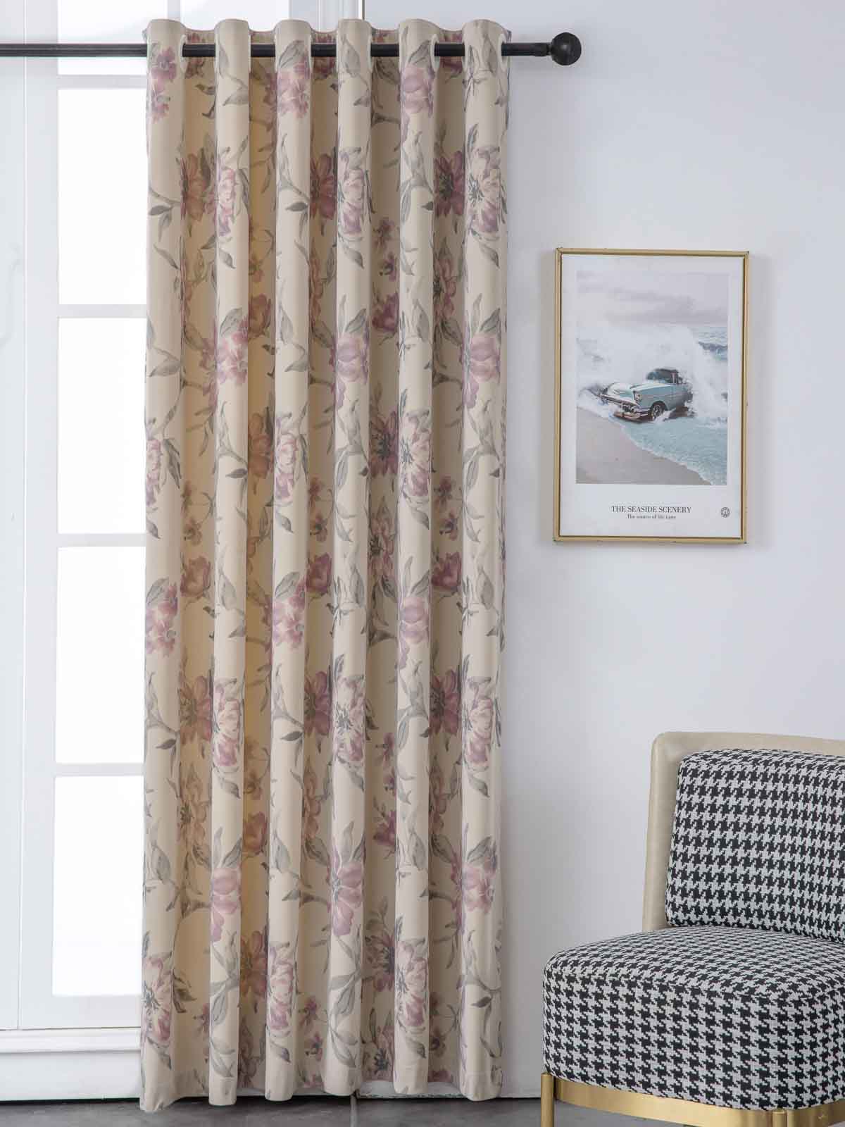 Floral Marilyn Floral Polyester Curtain