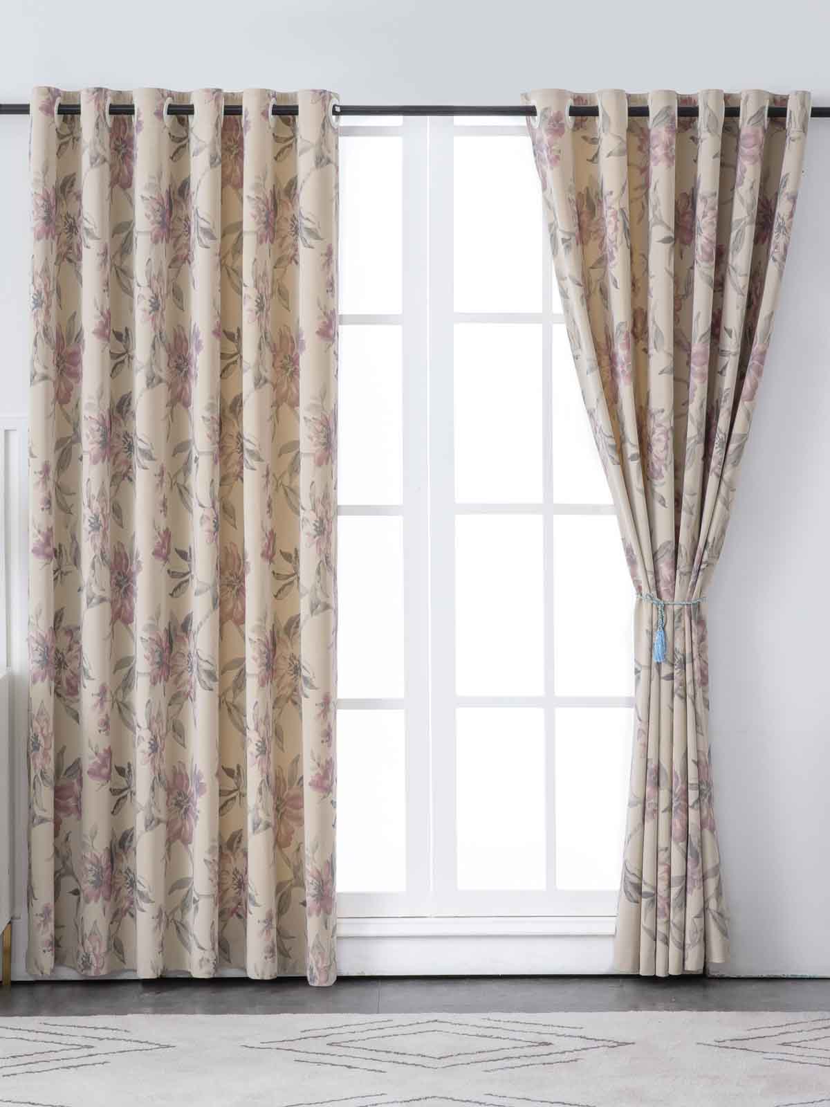 Floral Marilyn Floral Polyester Curtain