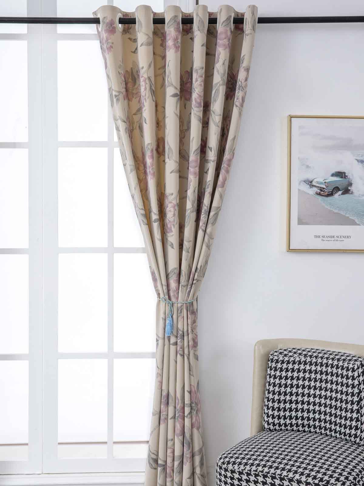 Floral Marilyn Floral Polyester Curtain