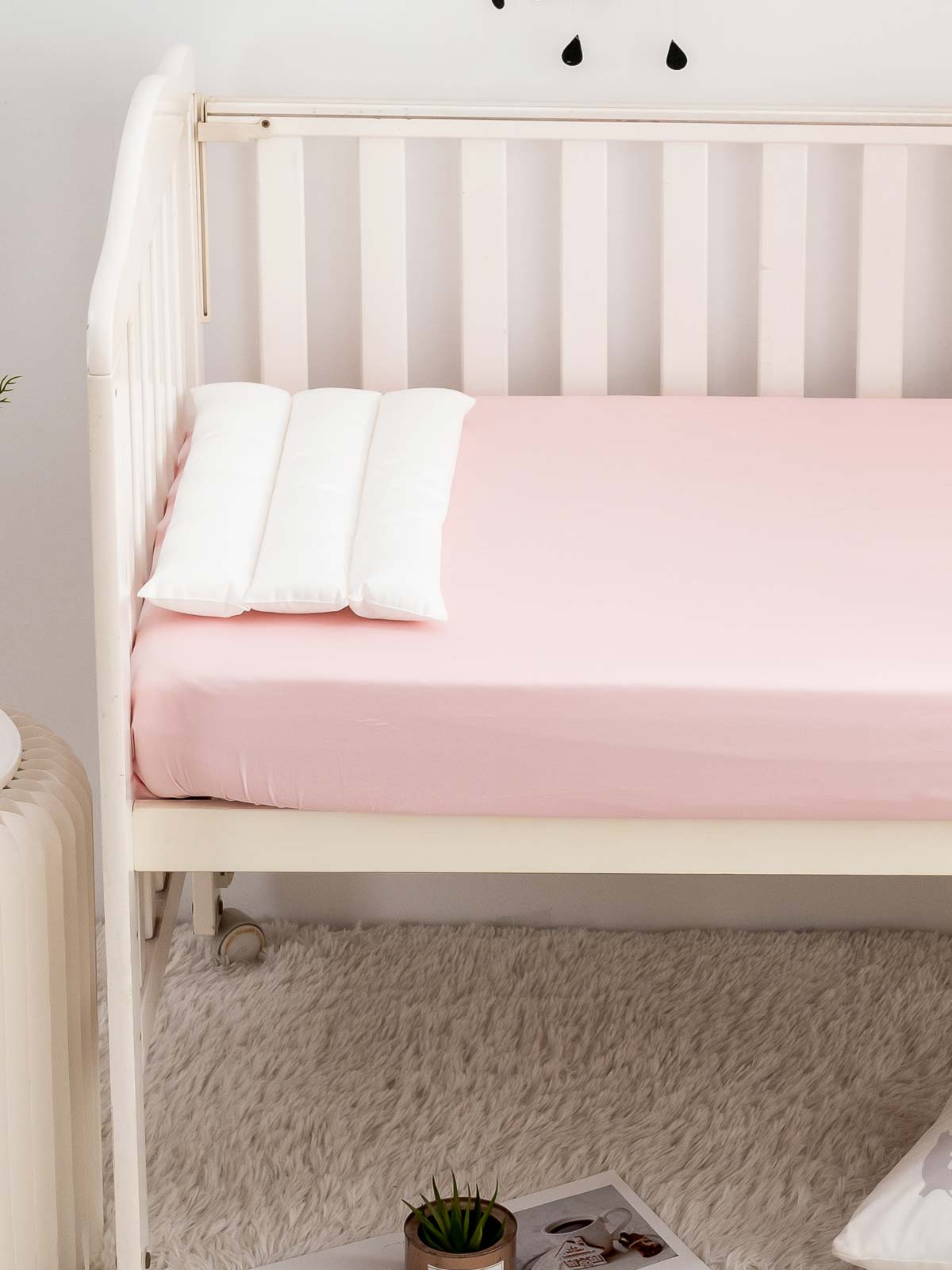 Solid color cheap crib bedding sets