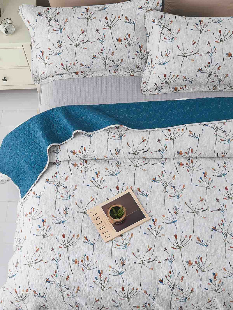 Brinley Floral Cotton Quilt Set