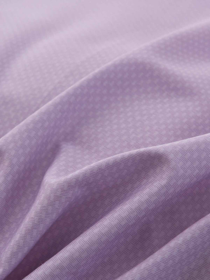 Theta Lilac Purple Pattern Cotton Duvet Cover