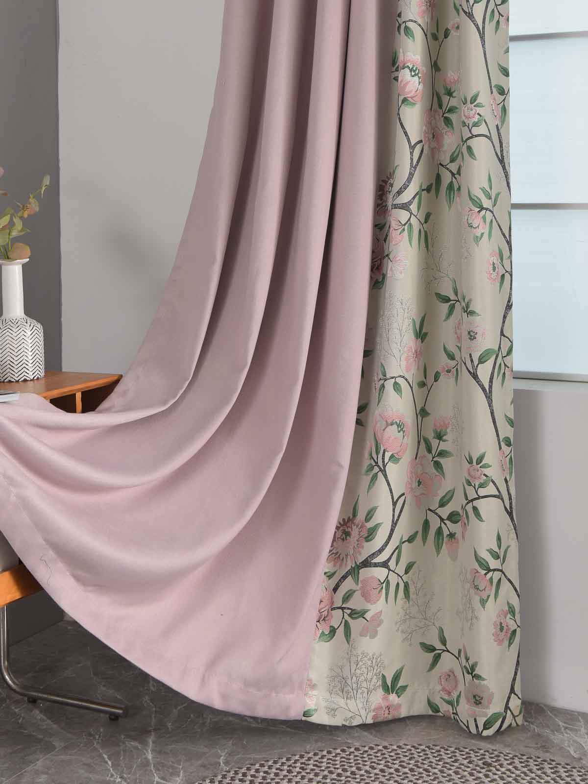 floral bedroom curtains