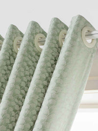 Morning Drizzle Pattern Double layer Curtain