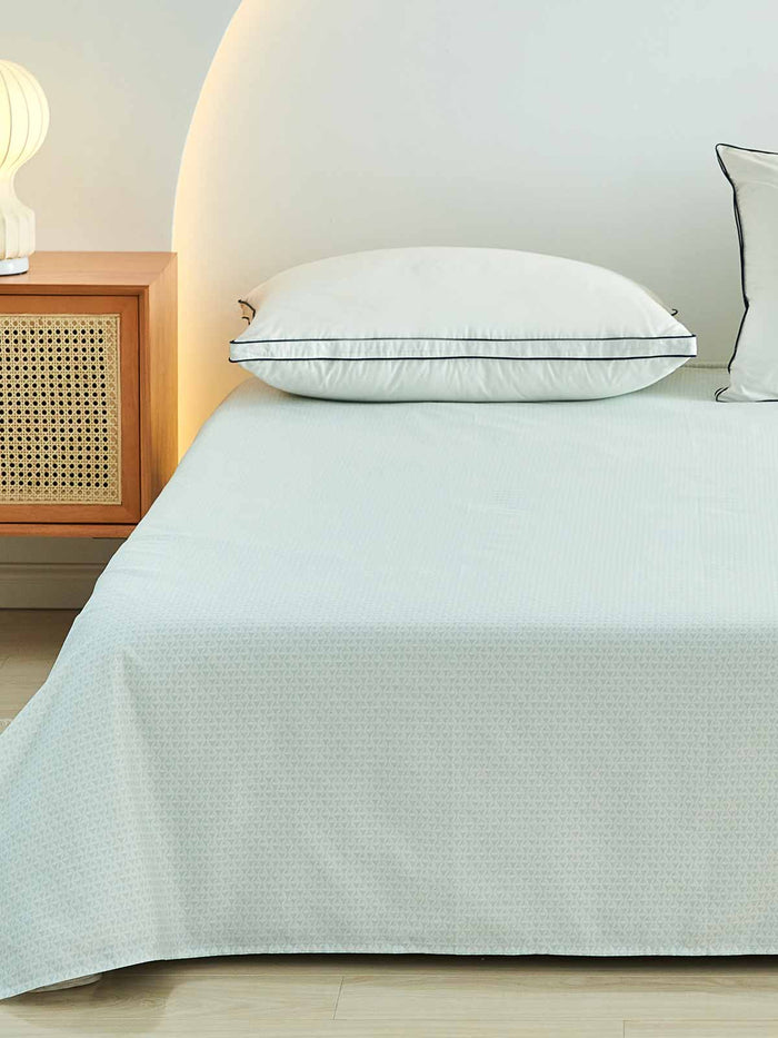 Cool Diamond Geometric Cotton Flat Sheet