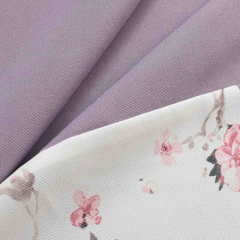 Lilac Land Floral Curtain
