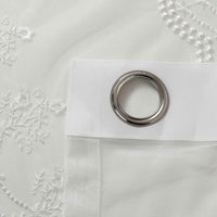 Starry Night Light Floral Sheer Curtain