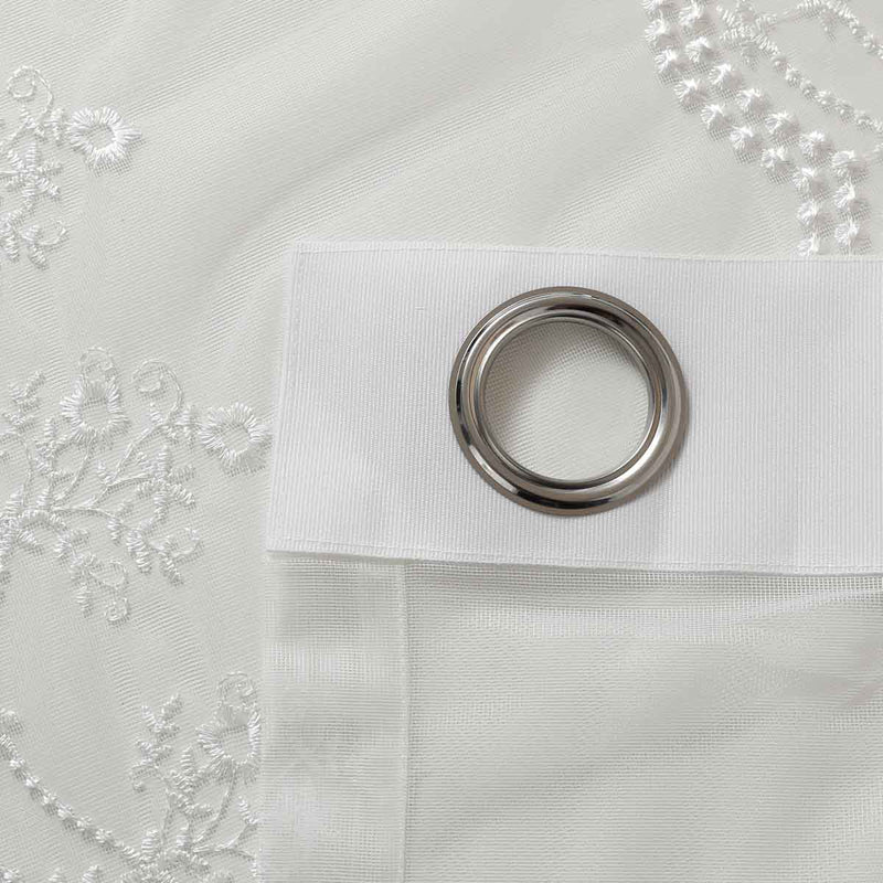 Starry Night Light Floral Sheer Curtain
