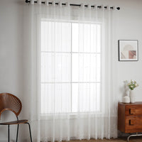 Starry Night Light Floral Sheer Curtain