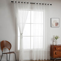 Starry Night Light Floral Sheer Curtain