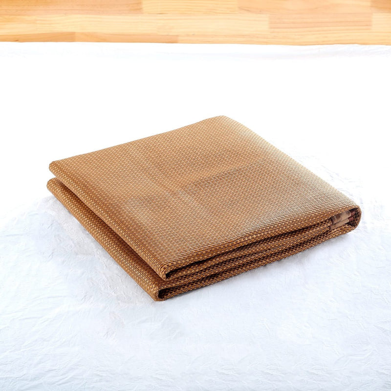 Plaid Bing Si Rattan Mattress Topper Set