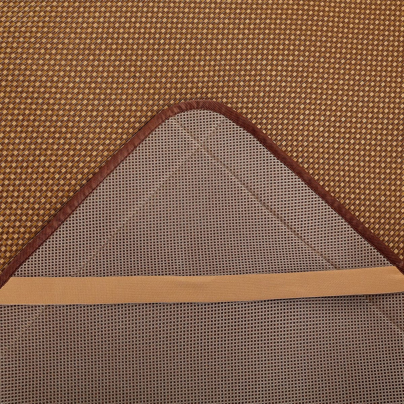 Plaid Bing Si Rattan Mattress Topper Set