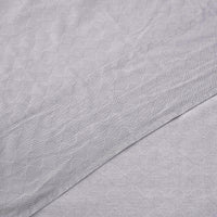 Alpha-Glacier Gray Pattern Cotton Flat Sheet