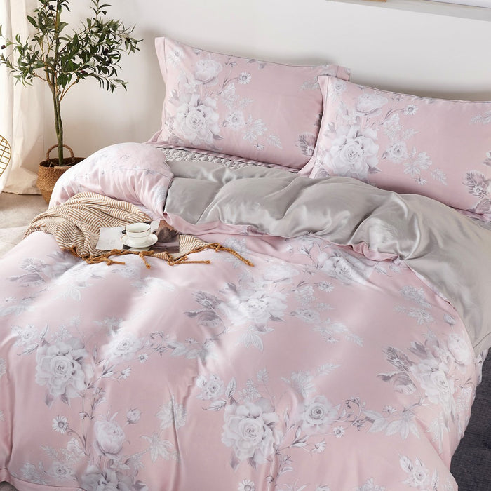 Audrey Floral Lyocell Fiber Bedspread Set