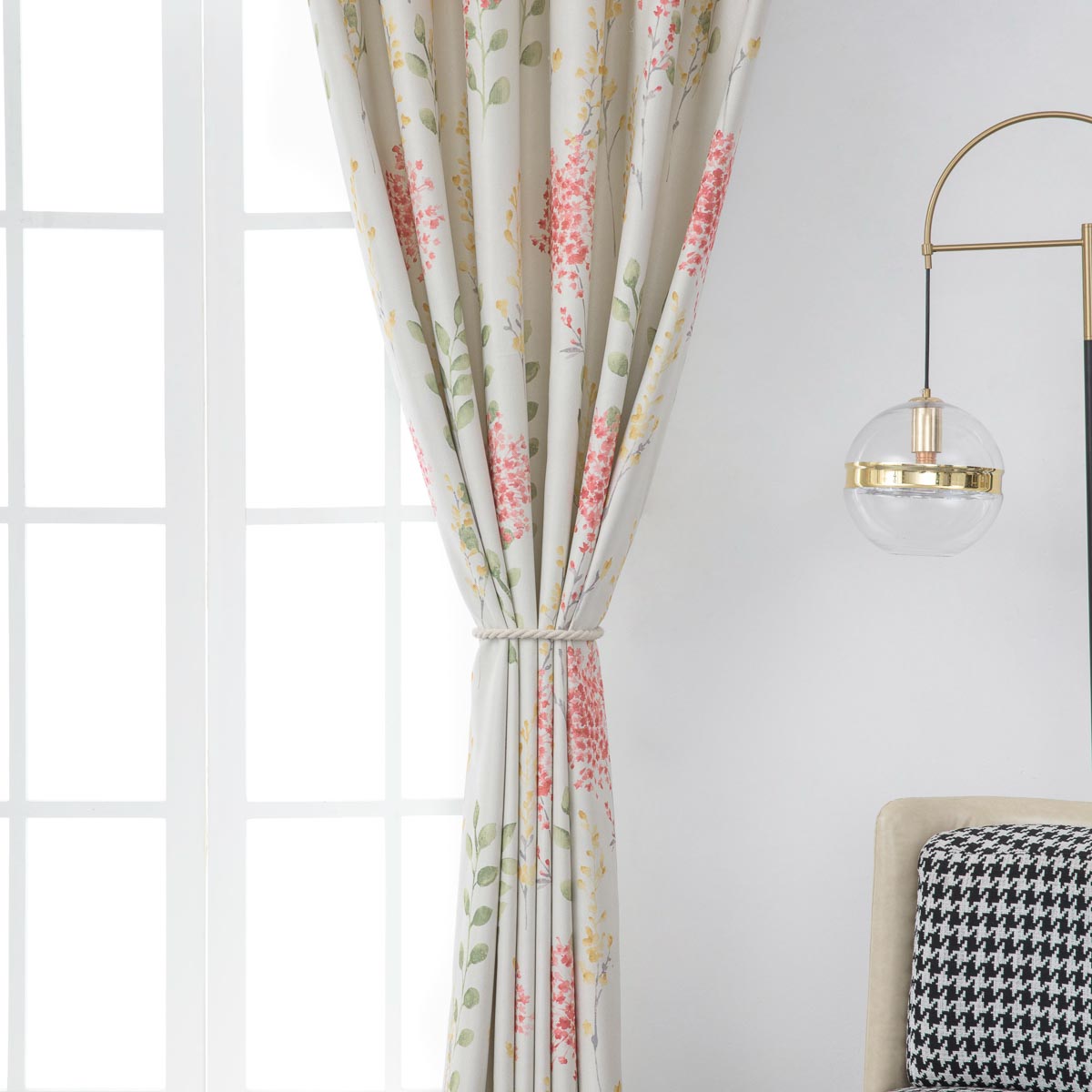 Charlotte Garden Floral Polyester Curtain