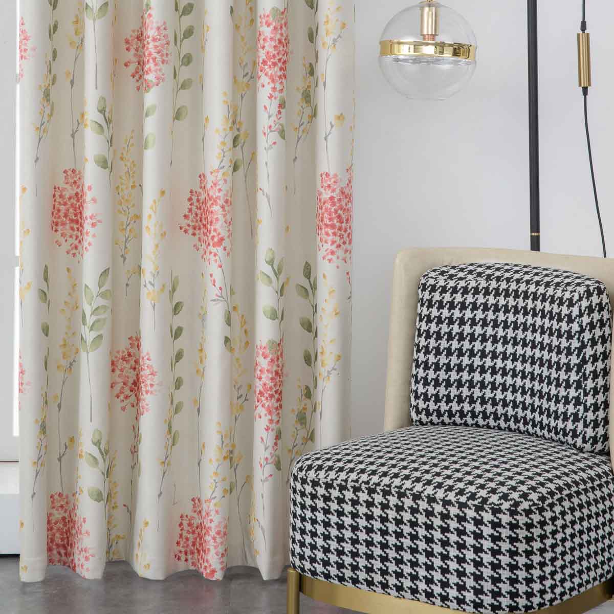 Charlotte Garden Floral Polyester Curtain