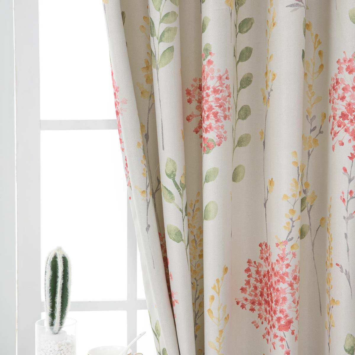 Charlotte Garden Floral Polyester Curtain