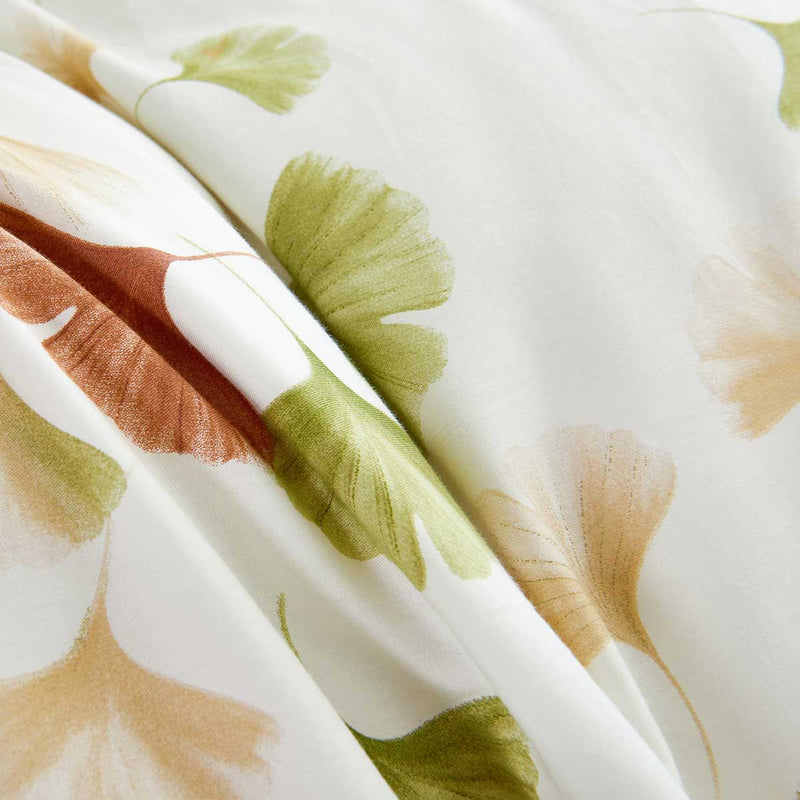 Etty Cotton Fitted Sheet Duvet Cover Set