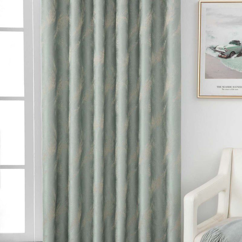 Feathery Tale Floral Curtain