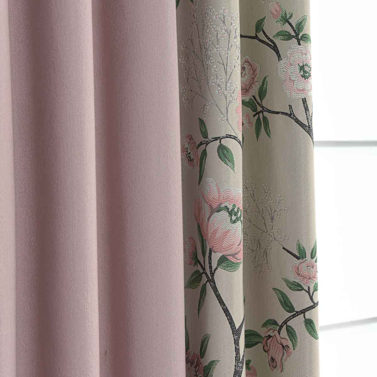 Flower Walk Floral Curtain