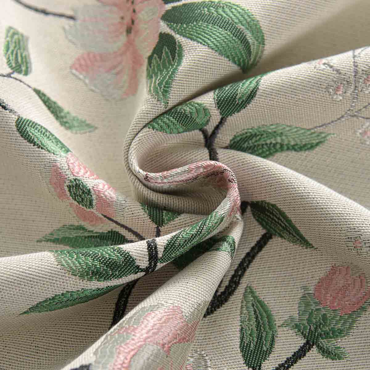 Flower Walk Floral Curtain