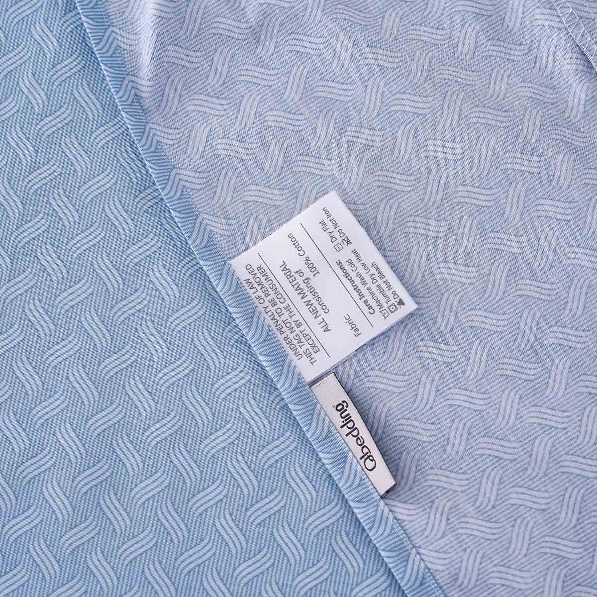 Gamma-Bluish Blue Cotton Flat Sheet
