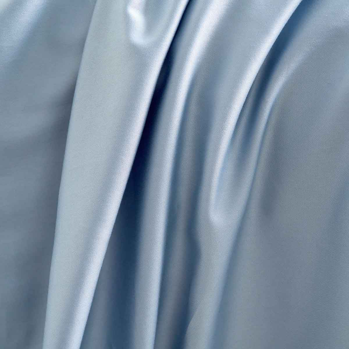 Gentle Blue Solid Color Premium Cotton Fitted Sheet Set