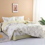 Lanise Cotton Bedskirt Duvet Cover Set