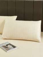 Light Champagne Solid Color TENCEL™ Lyocell Pillow Sham Set
