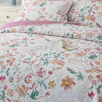 Maia Floral Cotton Quilt Set
