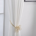 Misty White Solid Color Sheer Curtain