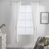 Misty White Solid Color Sheer Curtain