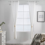Misty White Solid Color Sheer Curtain