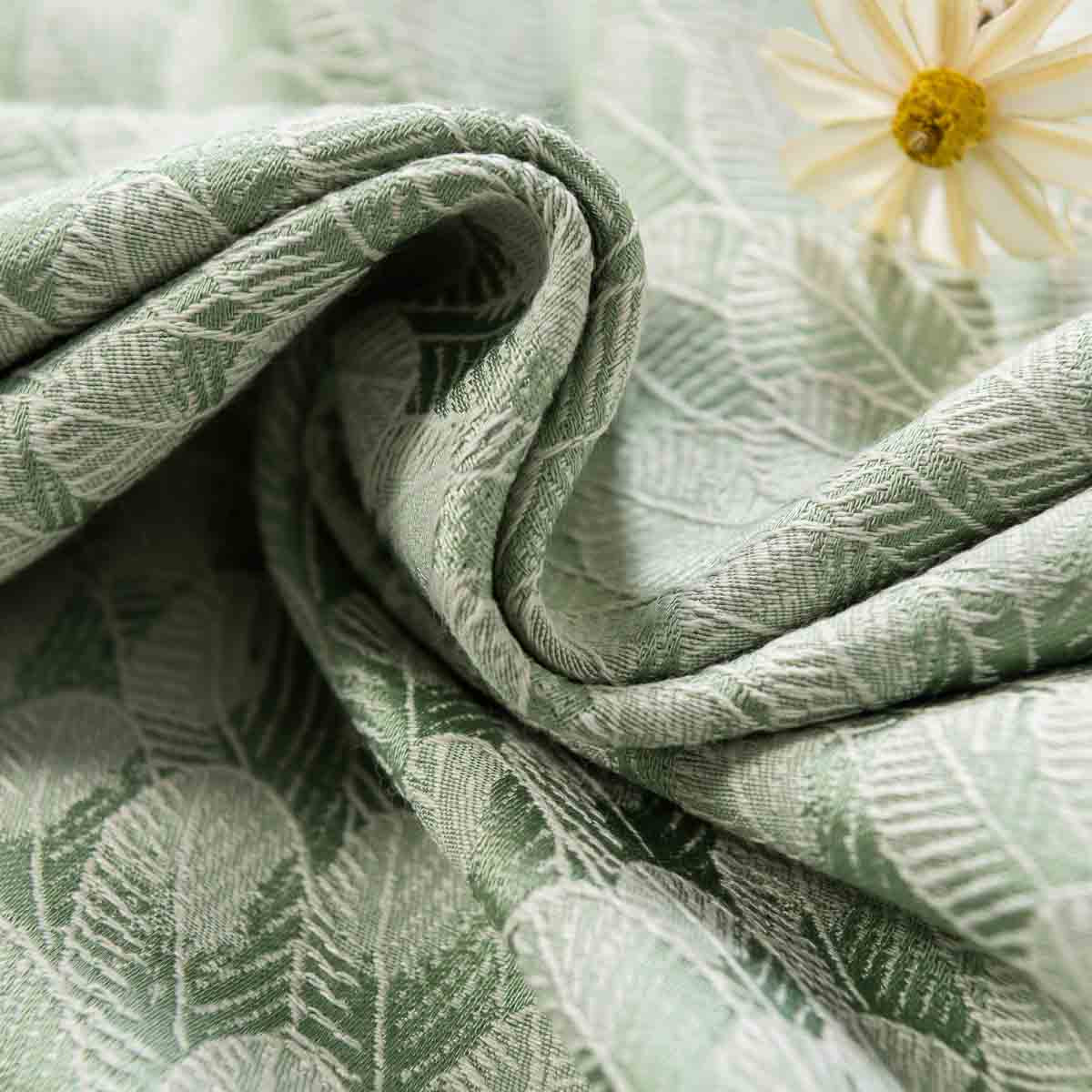 Morning Drizzle Pattern Double layer Curtain