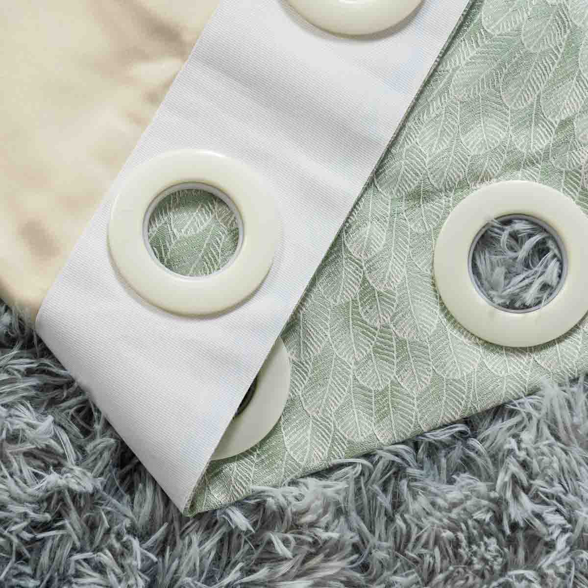 Morning Drizzle Pattern Double layer Curtain