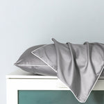 Oatmeal Gray Solid Color Premium Cotton Fitted Sheet Set