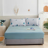 Polly Bear Cartoon Brushed Cotton Fitted Sheet Set