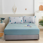Polly Bear Cartoon Brushed Cotton Fitted Sheet Set