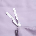 Purple Haze Solid Color Premium Cotton Fitted Sheet Set