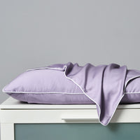 Purple Haze Solid Color Premium Cotton Fitted Sheet Set