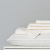 Snow White Solid Color Premium Cotton Fitted Sheet Set